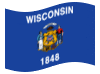 Wisconsin,gif,flag,drapeau,bandera,USA,America,Amerique,United States,Estados Unidos,Etats Unis,bandiera,bandeira,flagge