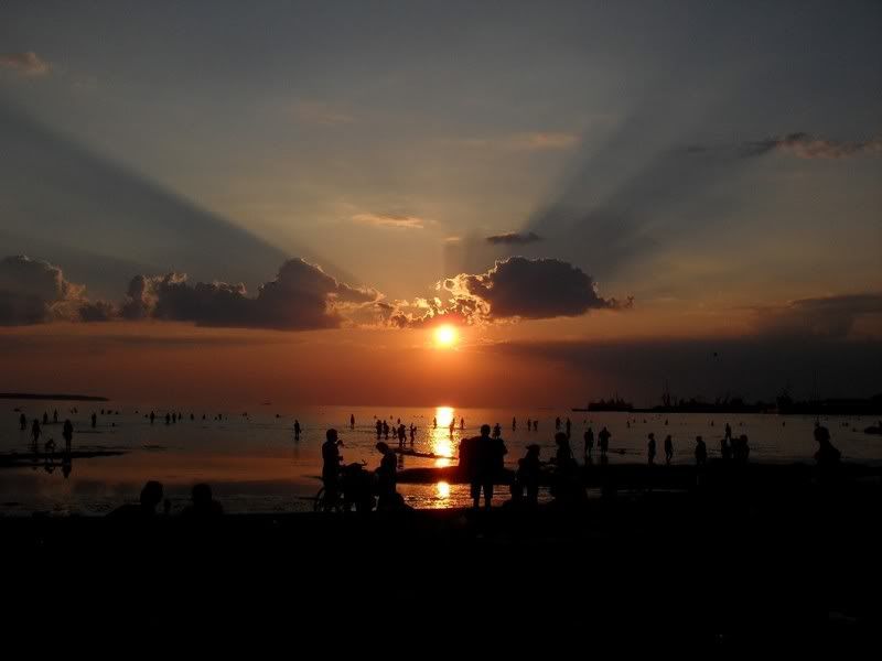 beach,sundown,sky,sea,summer,pretty