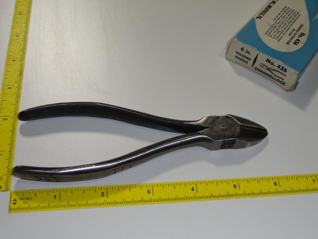 VTG Channellock 436 6" Diagonal Cutting Plier Box Joint NOS USA Rare