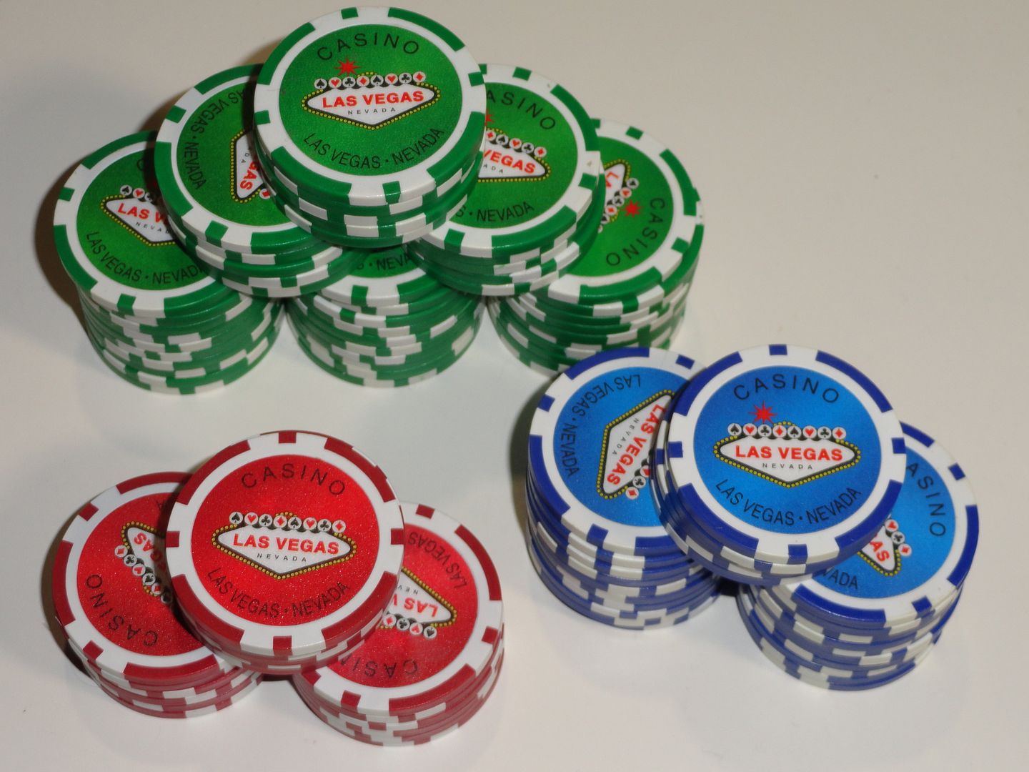 VTG Las Vegas Nevada Poker Chips 88pcs Casino Texas Hold Um Draw Stud
