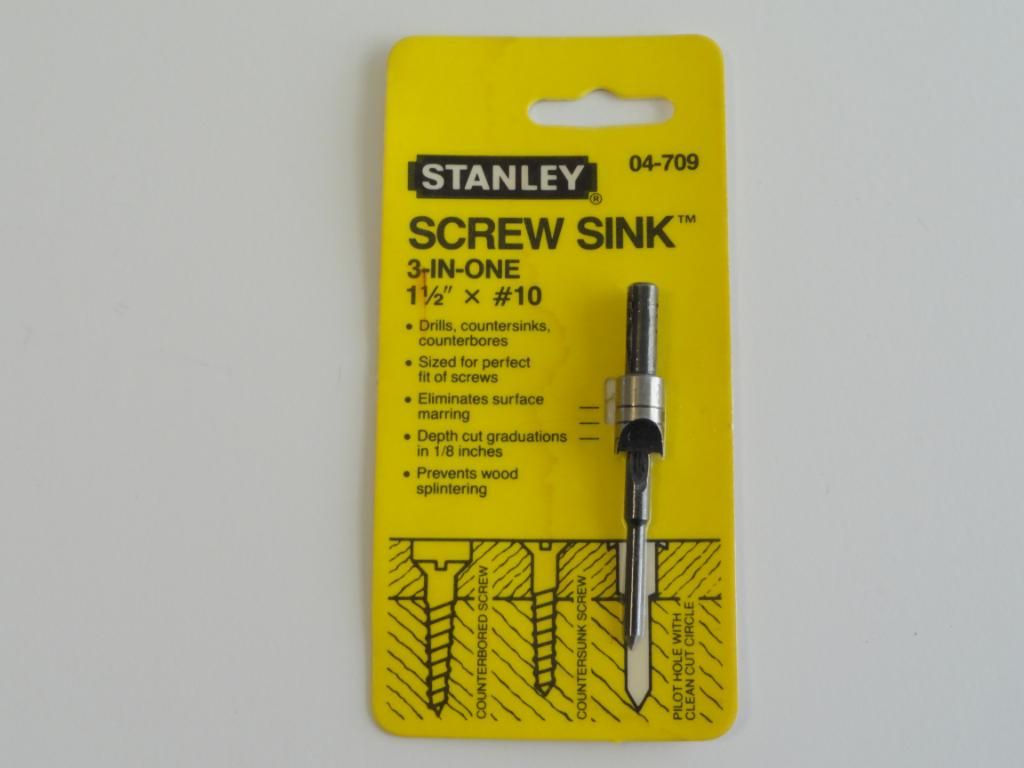 VTG Stanley ScrewMate ScrewSink Boatbuilders Countersink Drill Bit