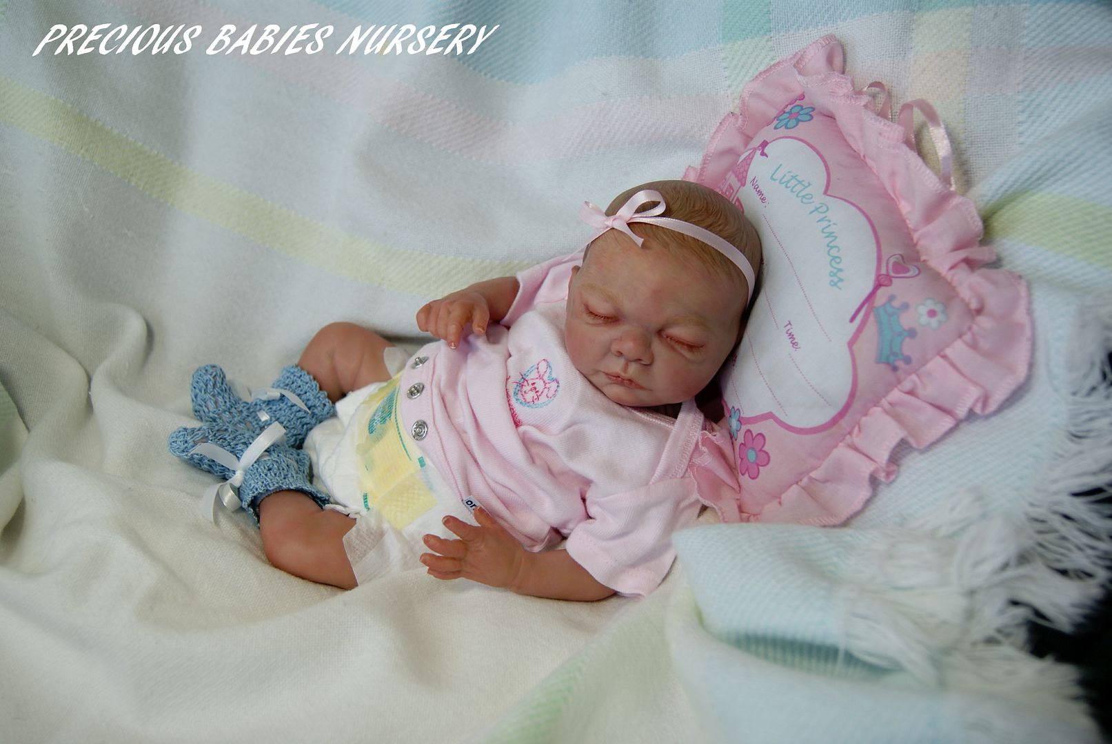 Reborn Doll By Precious Babies Nursery Newborn Rosebud Cindy Now Transformed Through The Magic Of Reborn In This Adorable Preemie Baby Which Seems To Be Sleeping Very Fortable