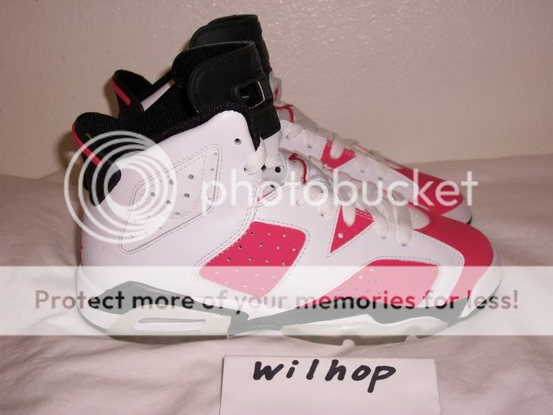 DS NIKE AIR JORDAN RETRO VI_GS 6 CORAL ROSE_OG PINK_NEW MID LOW_5Y IV 