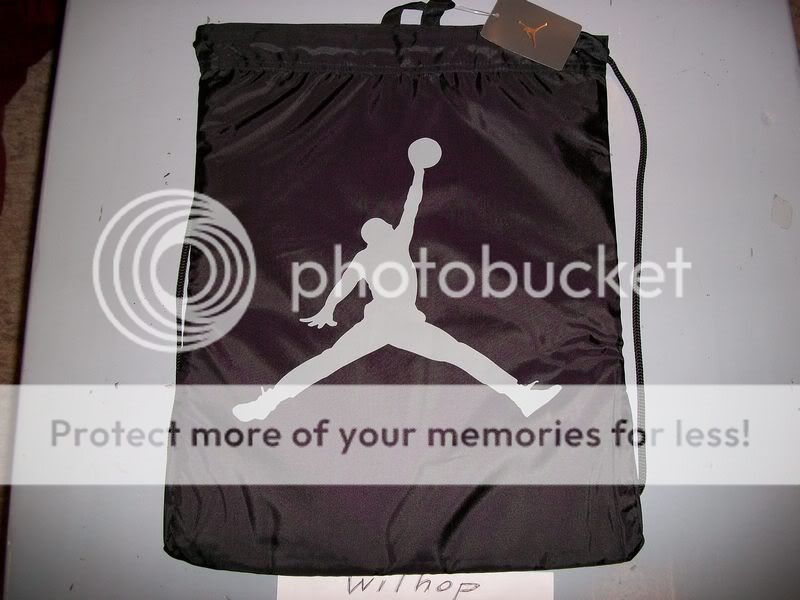 NWT NIKE AIR JORDAN SLING SACK_BACK PACK_GYM BAG_DRAWSTRING SACKY 