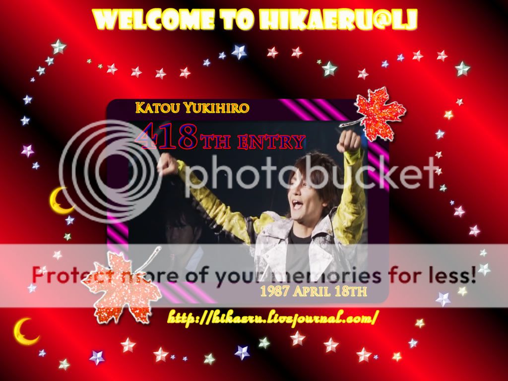 418th Entry Greetings Hikaeru Livejournal