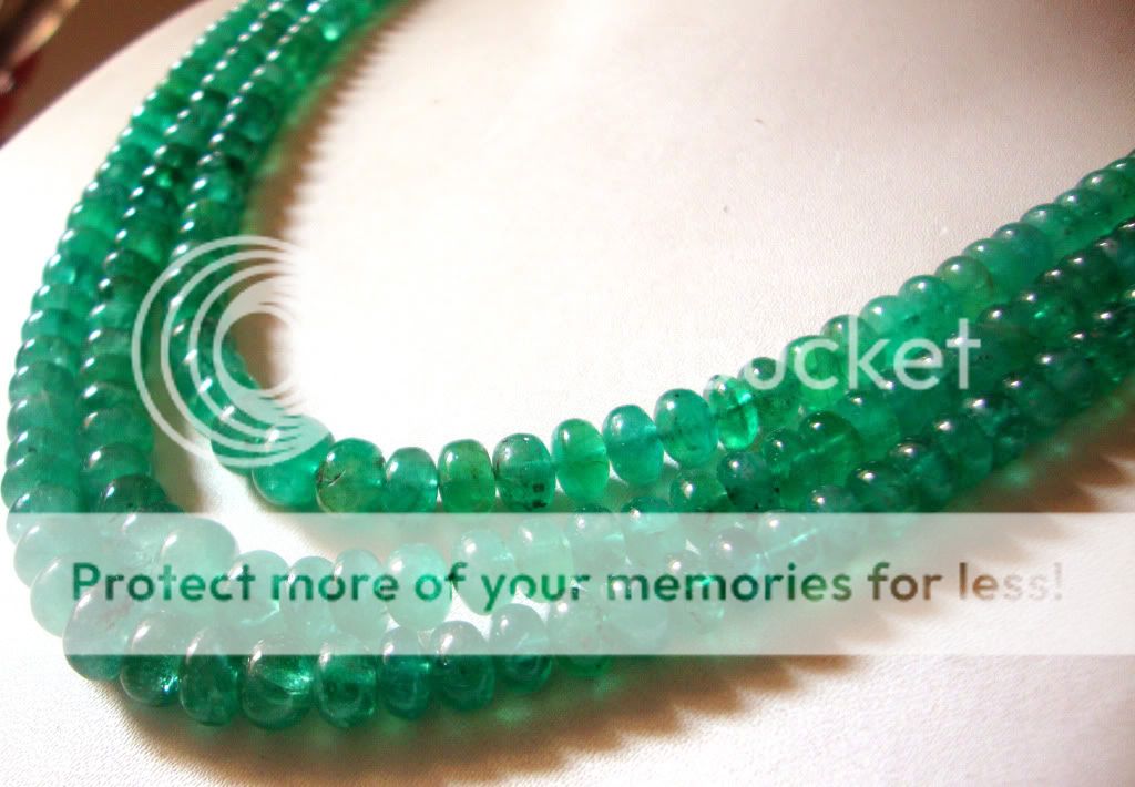   ██ █ ██ █397 CTS EXTRAORDINARY ZAMBIAN EMERALD NECKLACE