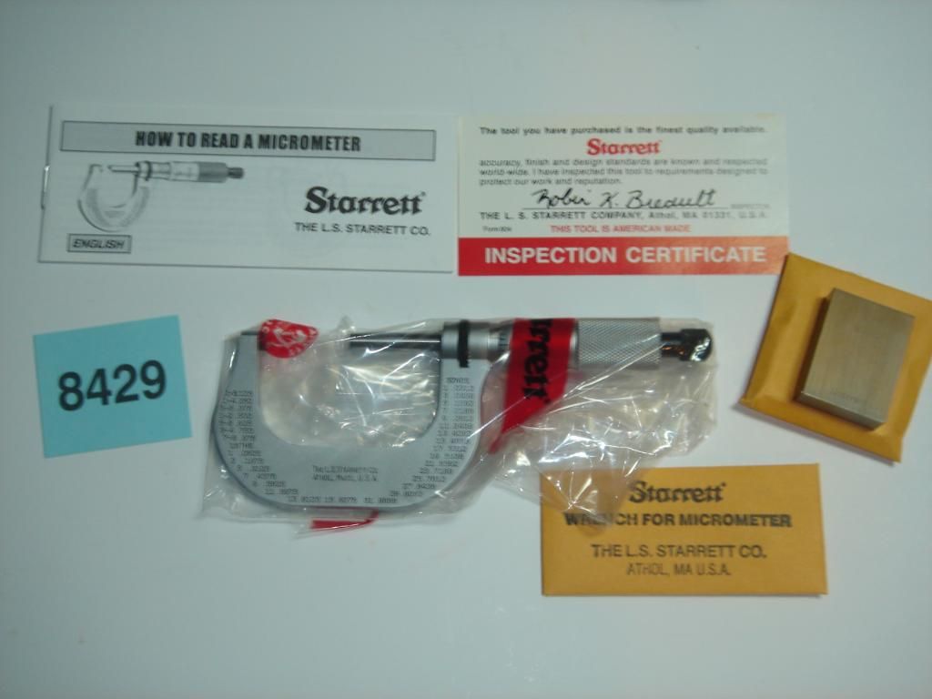   NOS IOB NEW Machinist Measuring Tool USA RARE 049659500240  