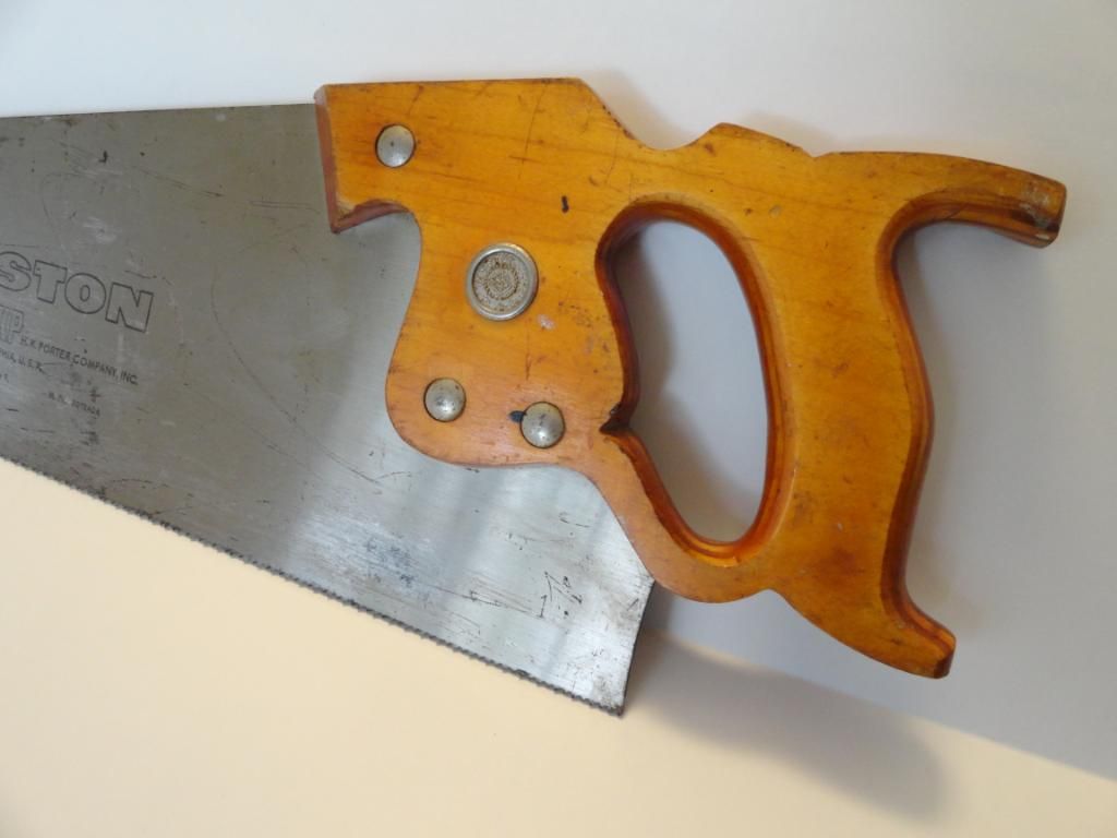 VTG Disston D 7 Handsaw 10 PPI GUC Layered Plywood Grip 26 Carpenters 