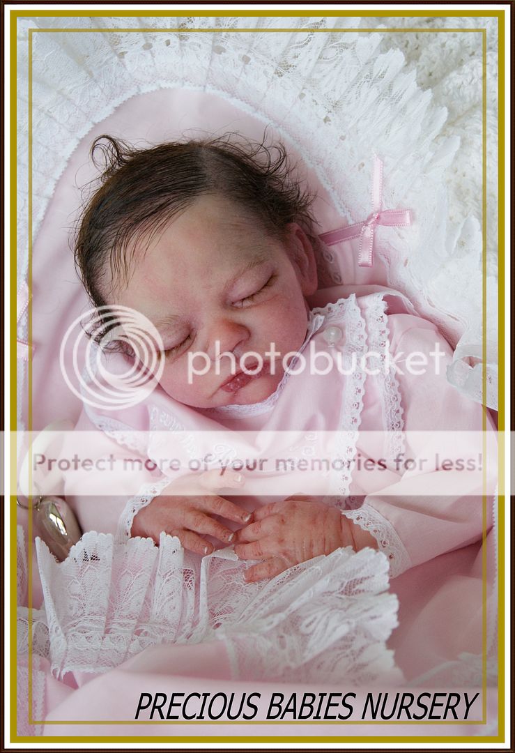 Soft Platinum Silicone Baby Doll "Skye" by Joanna Gomes Kit Reborn by Mimadolls